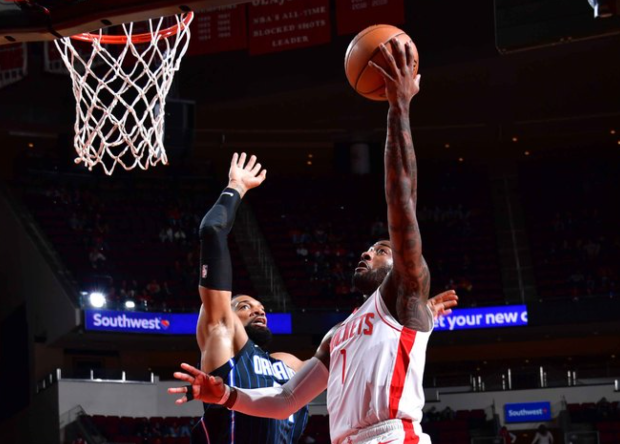 上海队碾压火箭，浓眉哥点燃赛场